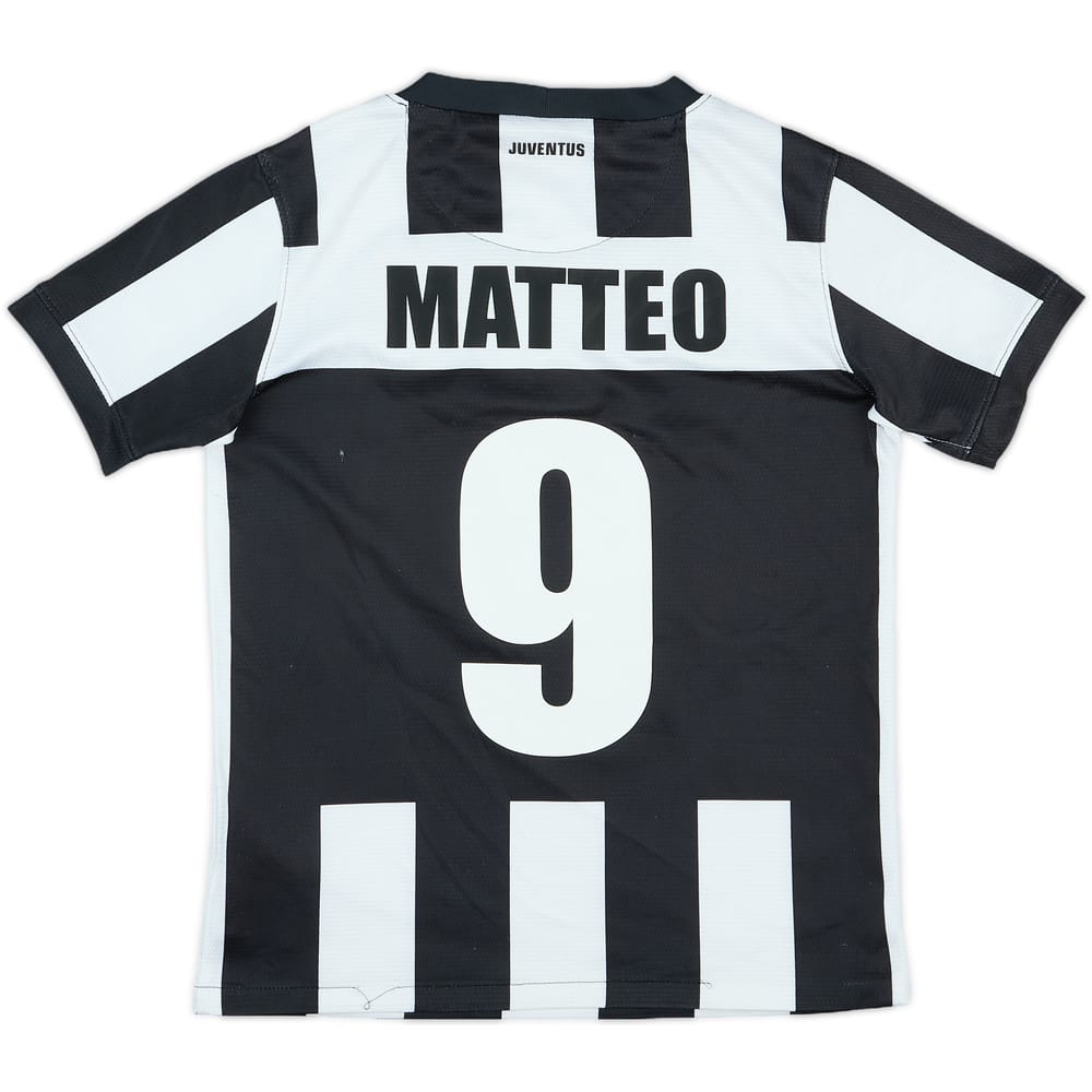 2012-13 Juventus Home Shirt Matteo #9 - 6/10 - (S.Boys)