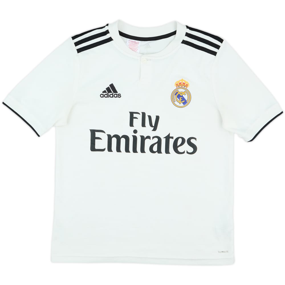 2018-19 Real Madrid Home Shirt - 9/10 - (L.Boys)