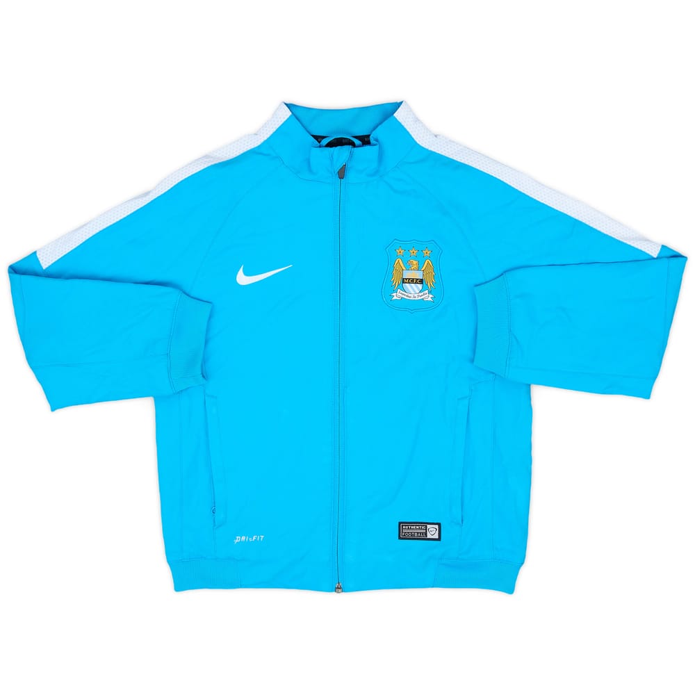 2014-15 Manchester City Nike Track Jacket - 9/10 - (XS.Boys)