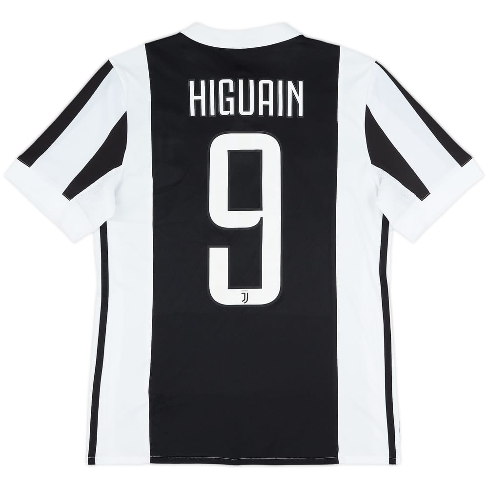 2017-18 Juventus Home Shirt Higuain #9 - 9/10 - (L.Boys)