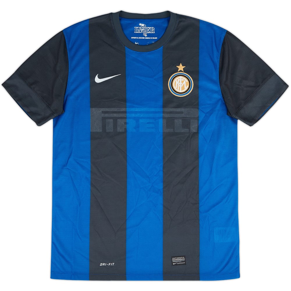 2012-13 Inter Milan Home Shirt - 4/10 - (M)