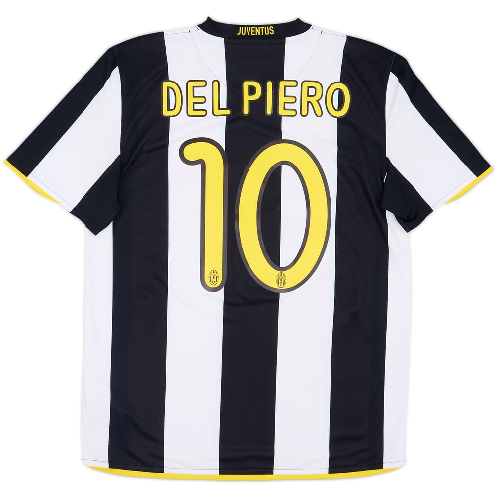 2009-10 Juventus Home Shirt Del Piero #10 - 7/10 - (M)