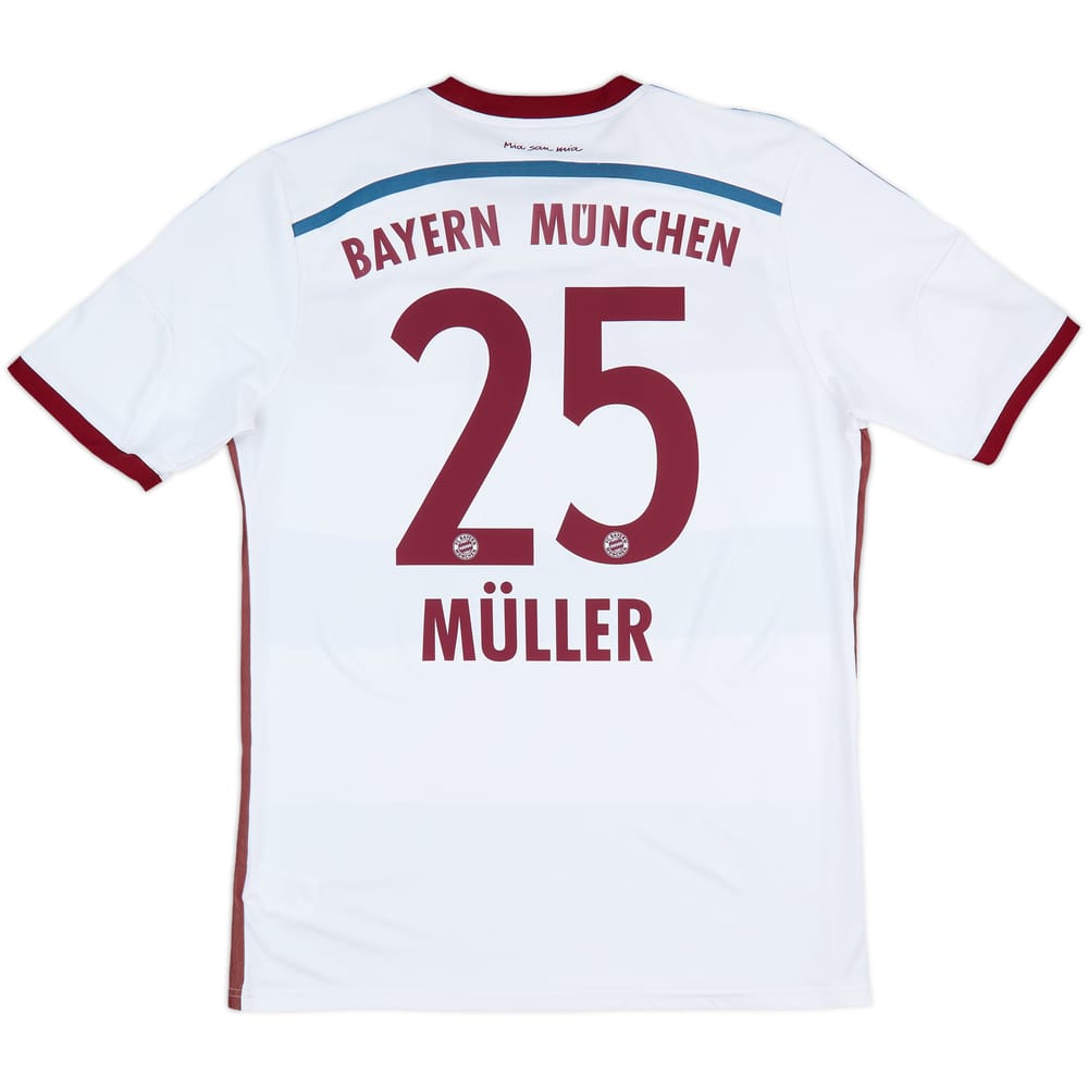 2014-15 Bayern Munich Away Shirt Muller #25 - 6/10 - (L)