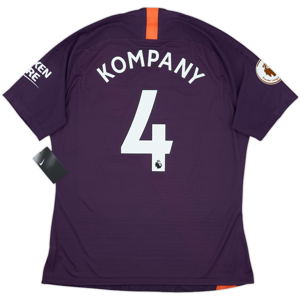 2018-19 Manchester City Authentic Third Shirt Kompany #4 (XL)