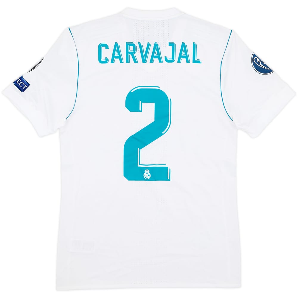 2017-18 Real Madrid 'Final Kyiv 2018' Home Shirt Carvajal #2 (M)