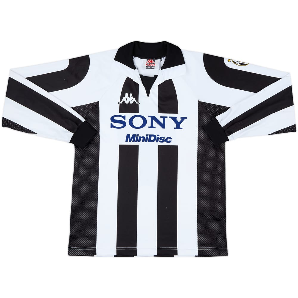 1997-98 Juventus Basic Centenary Home L/S Shirt - 7/10 - (XL.Boys)
