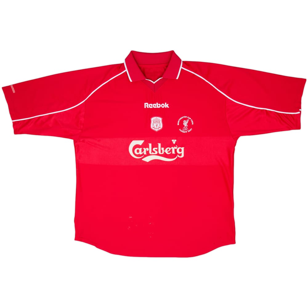 2000-02 Liverpool 'Worthington Cup Final' Home Shirt - 5/10 - (L)