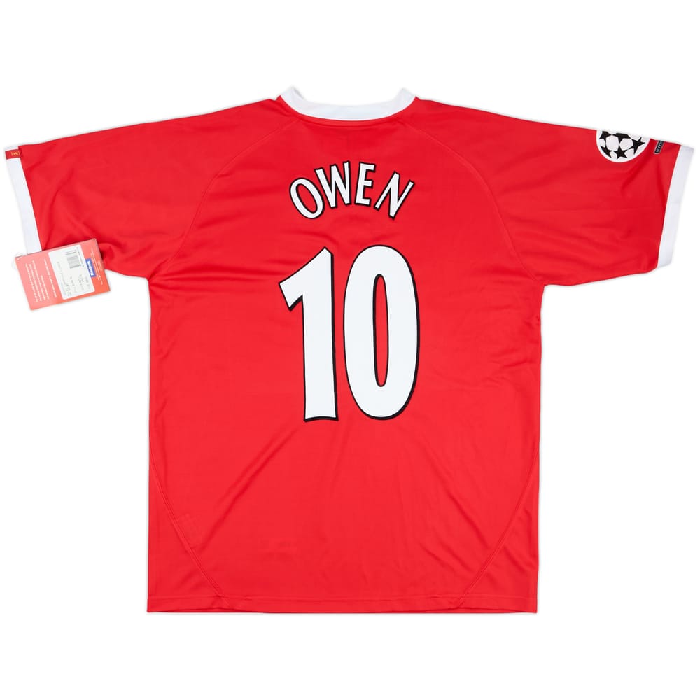 2001-03 Liverpool CL Shirt Owen #10 (M)
