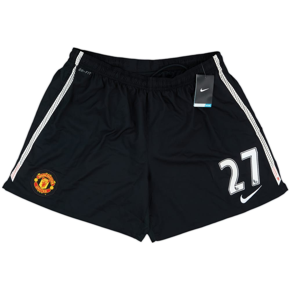 2010-11 Manchester United Away Shorts #27 (Macheda) (XXL)