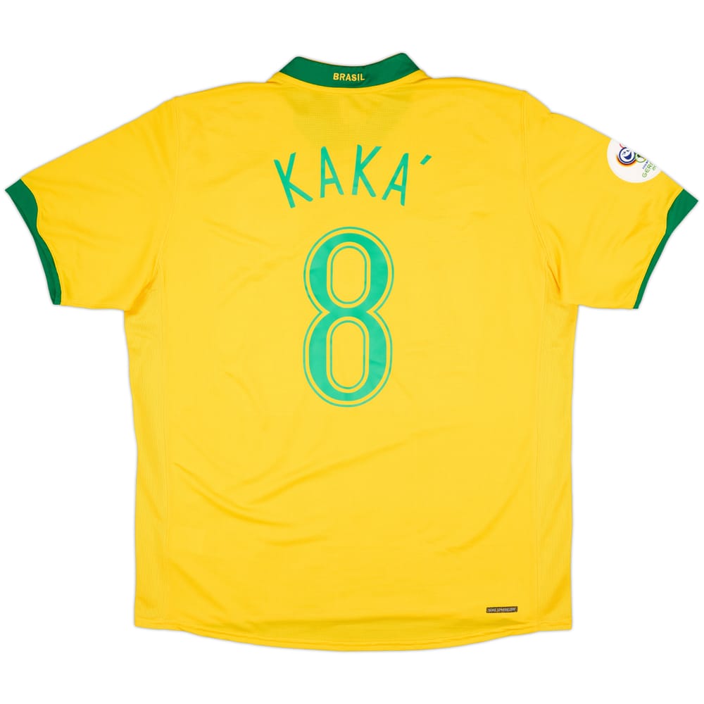 2006-08 Brazil Home Shirt Kaka #8 (XL)