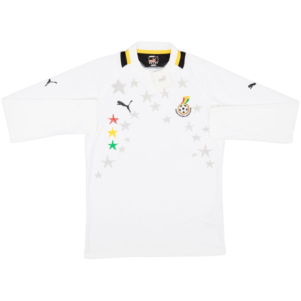 2012-13 Ghana Player Issue Home L/S Shirt (XXL)