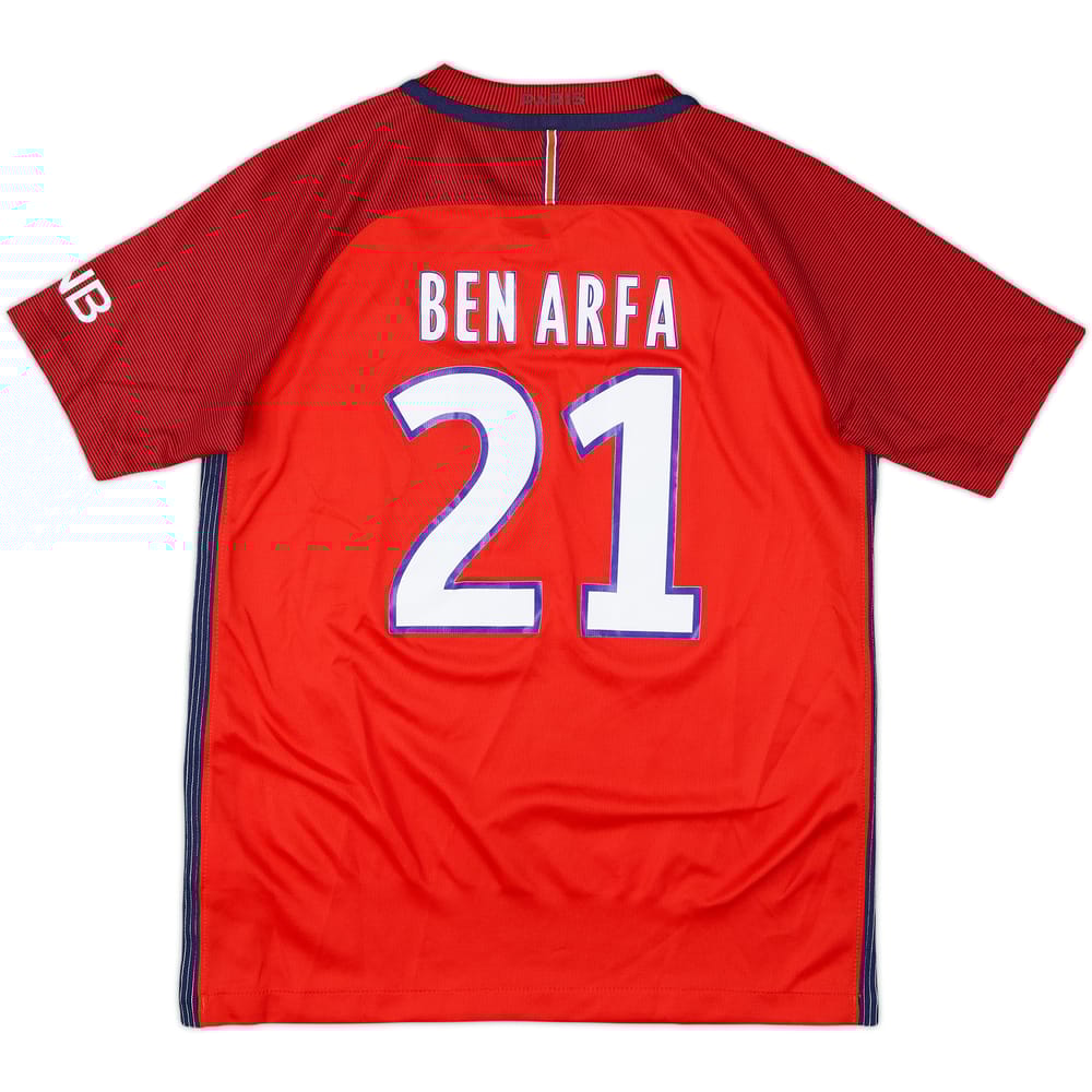 2016-17 Paris Saint-Germain Away Shirt Ben Arfa #21 - 8/10 - (M.Boys)