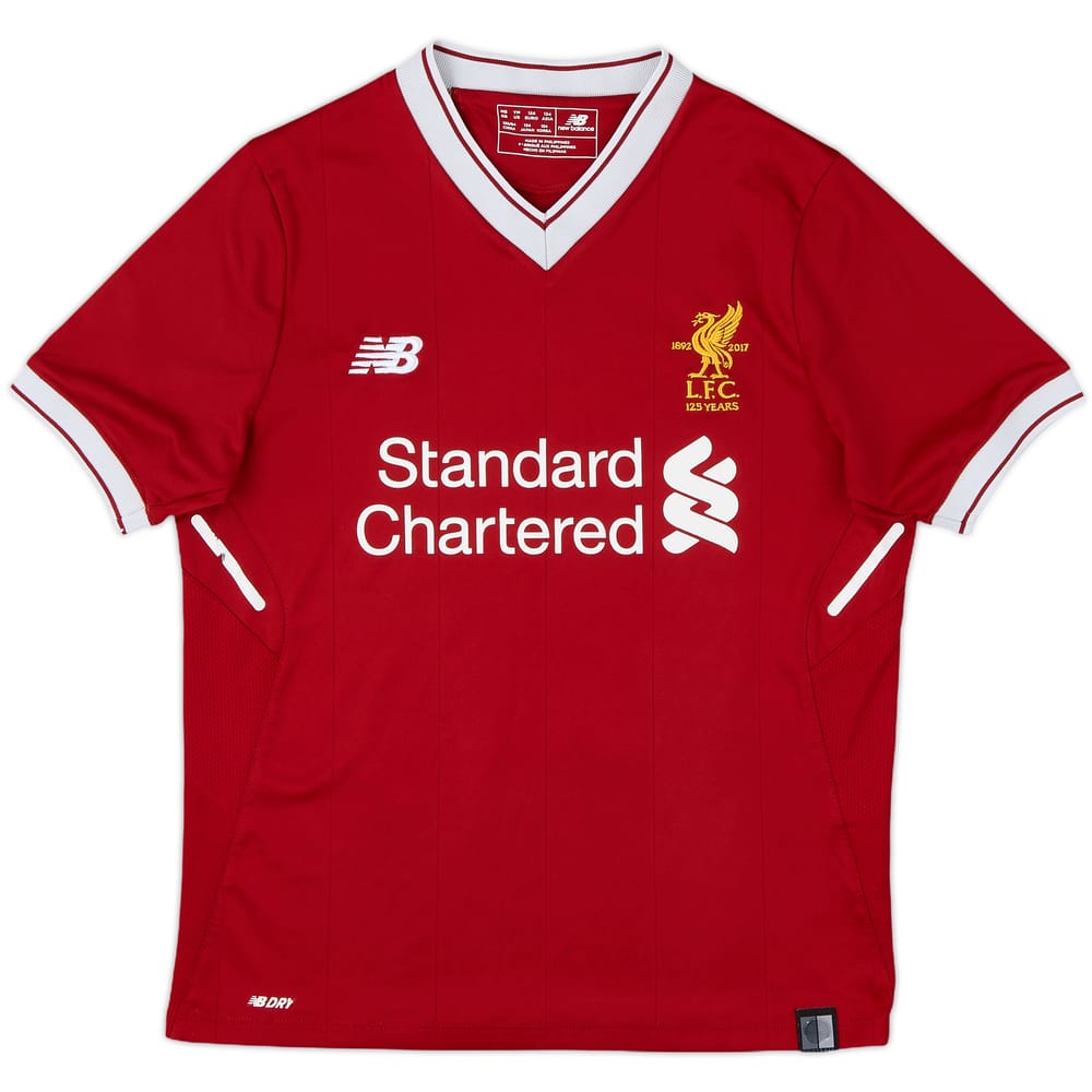 2017-18 Liverpool 125 Years Home Shirt - 6/10 - (M.Boys)