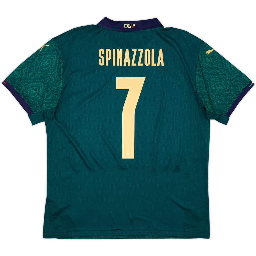 2019-20 Italy Authentic Third Shirt Spinazzola #7 - 10/10 - (XXL)