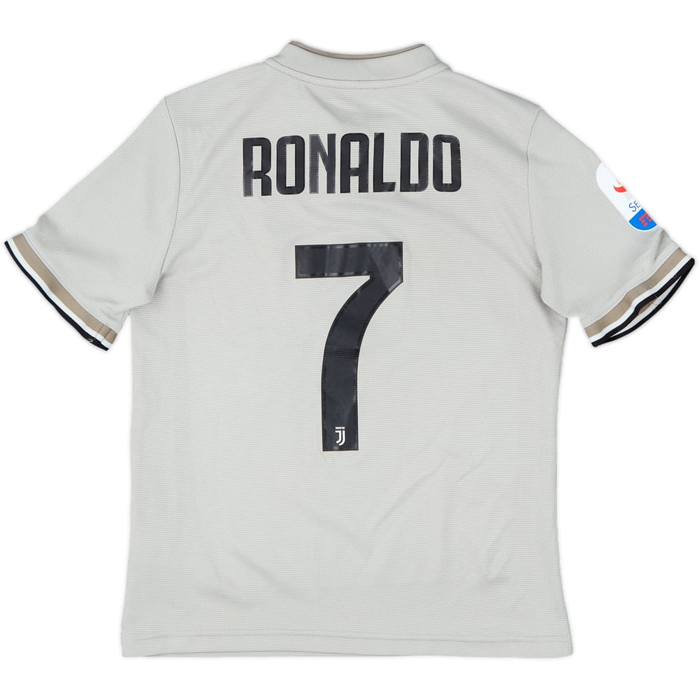 2018-19 Juventus Away Shirt Ronaldo #7 - 8/10 - (M.Boys)