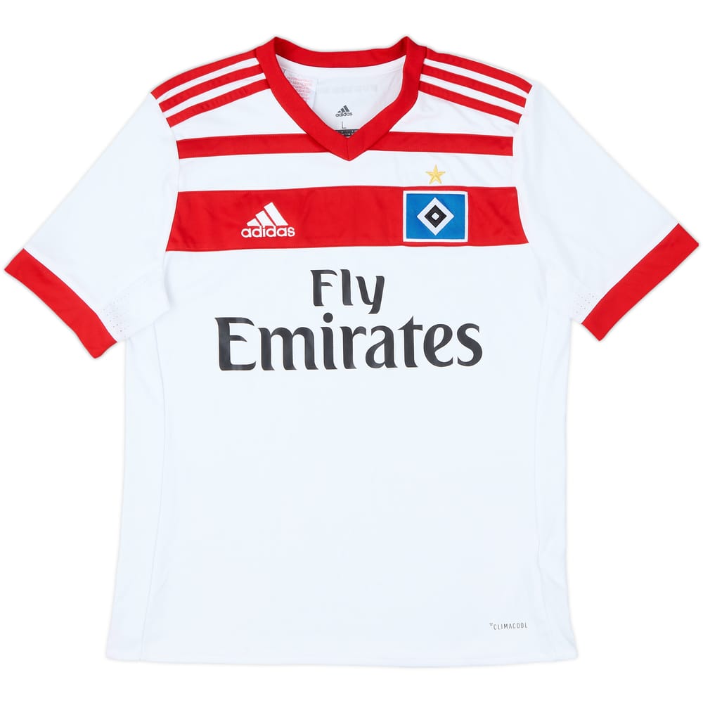 2017-18 Hamburg Home Shirt - 8/10 - (L.Boys)