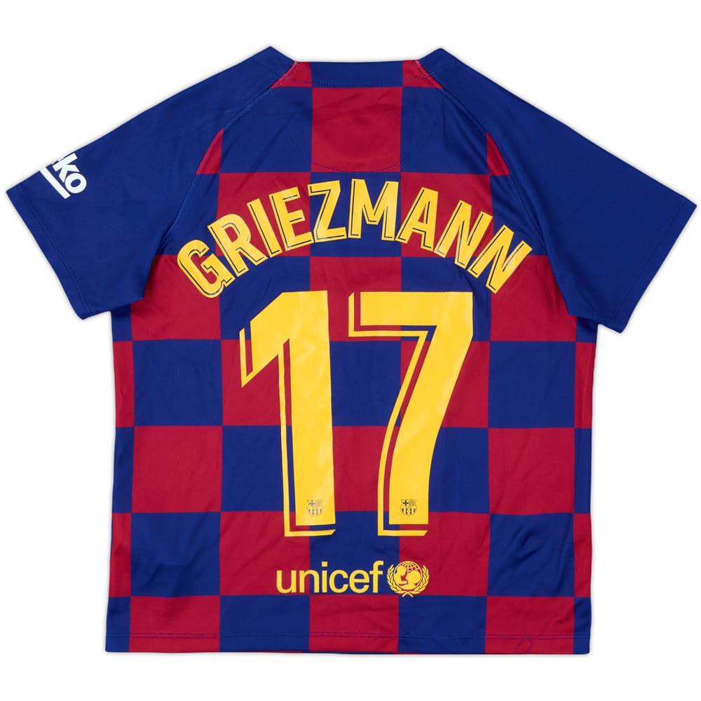 2019-20 Barcelona Home Shirt Griezmann #7 - 9/10 - (7-8 Years)
