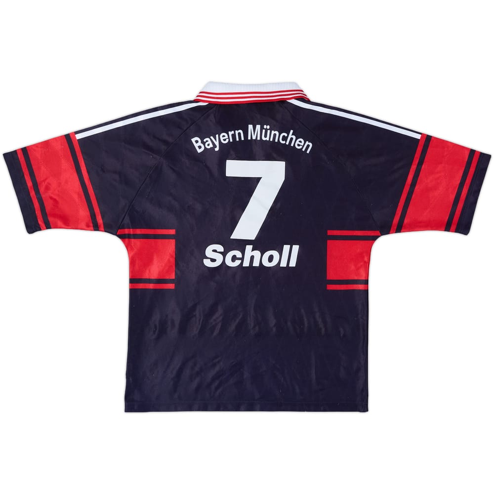 1997-99 Bayern Munich Home Shirt Scholl #7 - 8/10 - (Y)