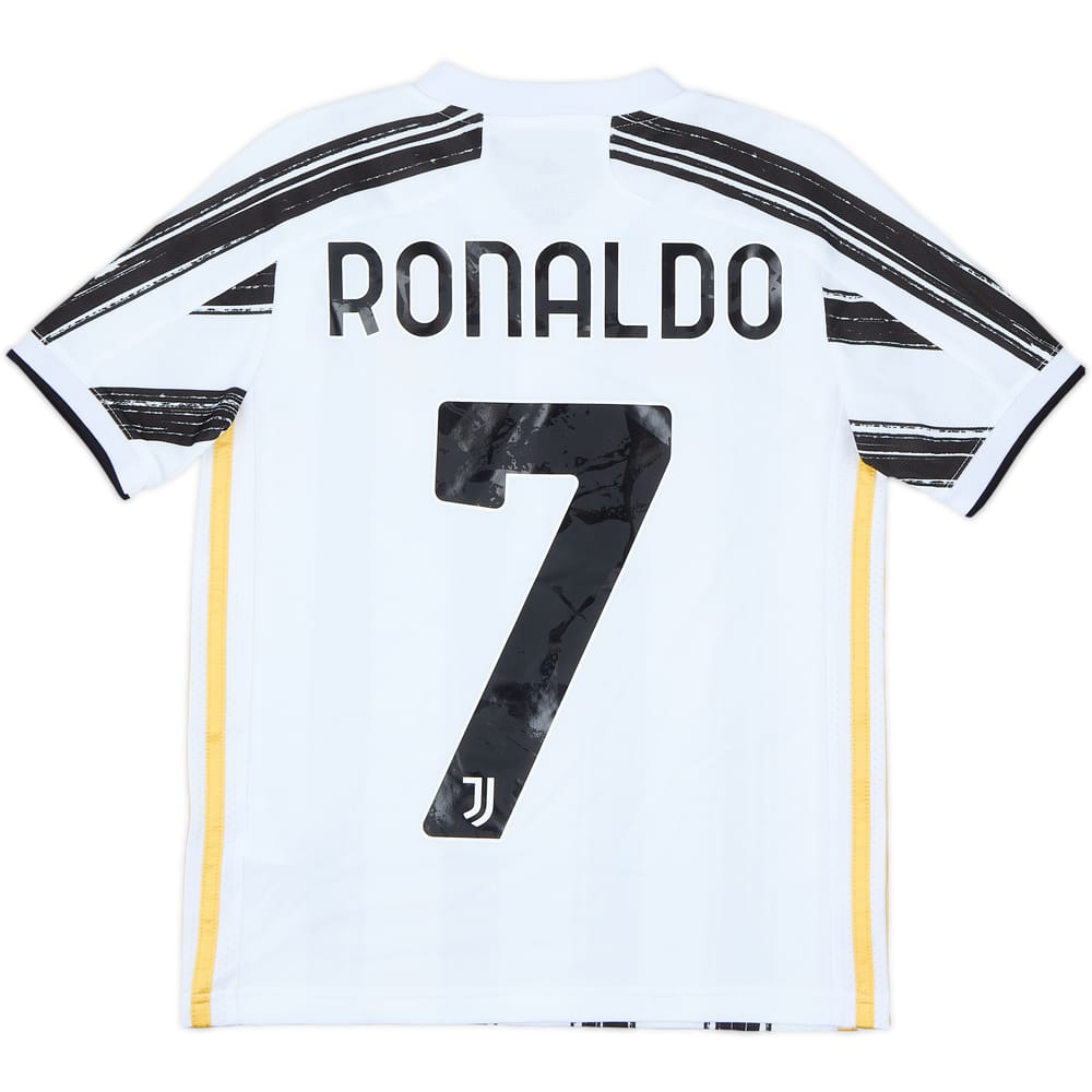 2020-21 Juventus Home Shirt Ronaldo #7 - 9/10 - (S.Boys)