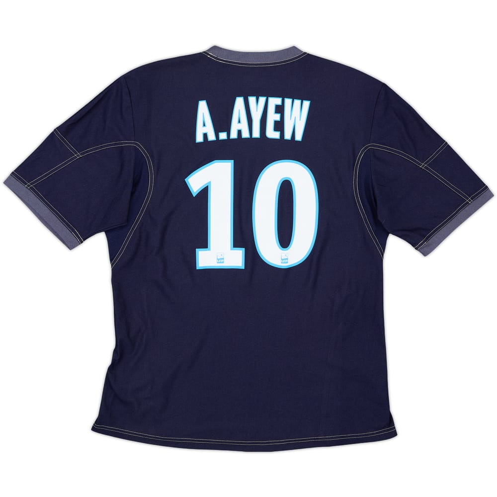 2013-14 Olympique Marseille Away Shirt A.Ayew #10 - 10/10 - (L)