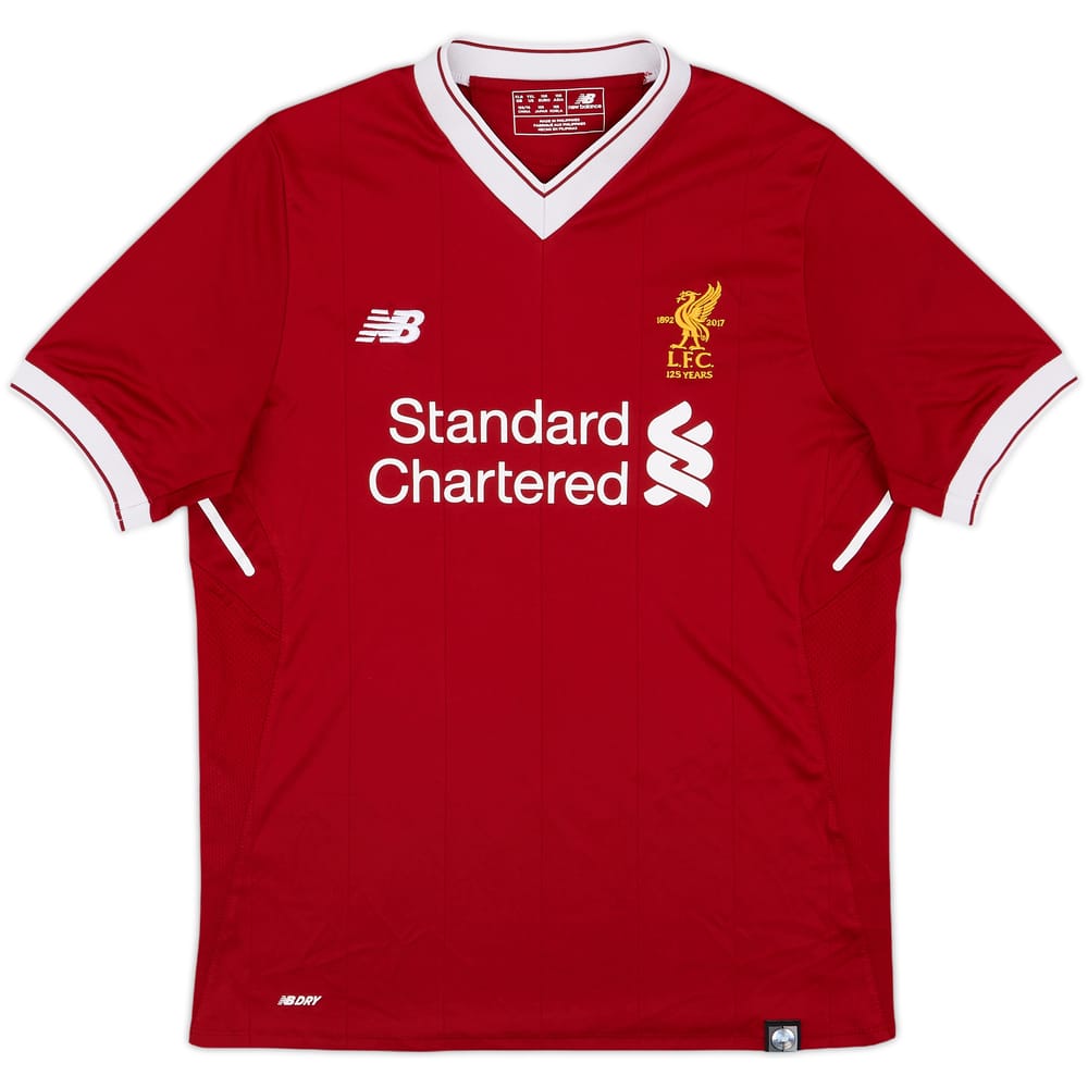 2017-18 Liverpool 125 Years Home Shirt - 10/10 - (XL.Boys)
