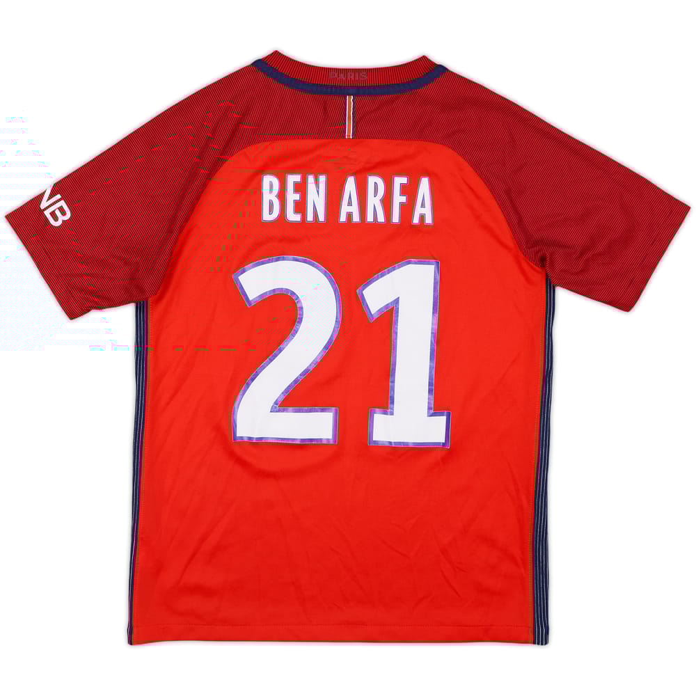 2016-17 Paris Saint-Germain Away Shirt Ben Arfa #21 - 7/10 - (L.Boys)