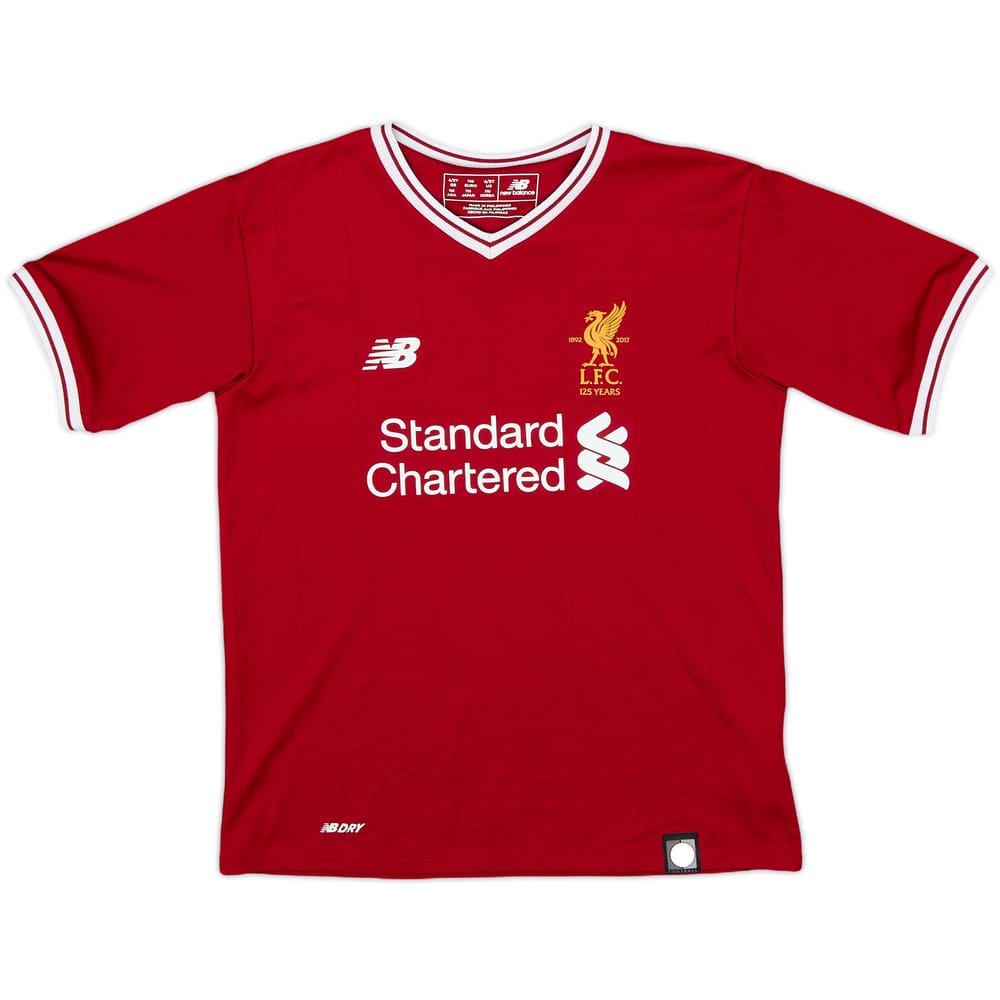 2017-18 Liverpool 125 Years Home Shirt - 7/10 - (4-5 Years)