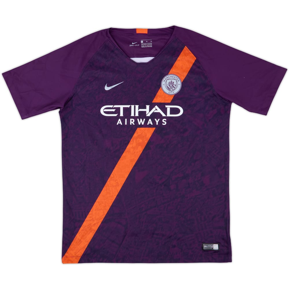2018-19 Manchester City Third Shirt - 9/10 - (XL.Boys)