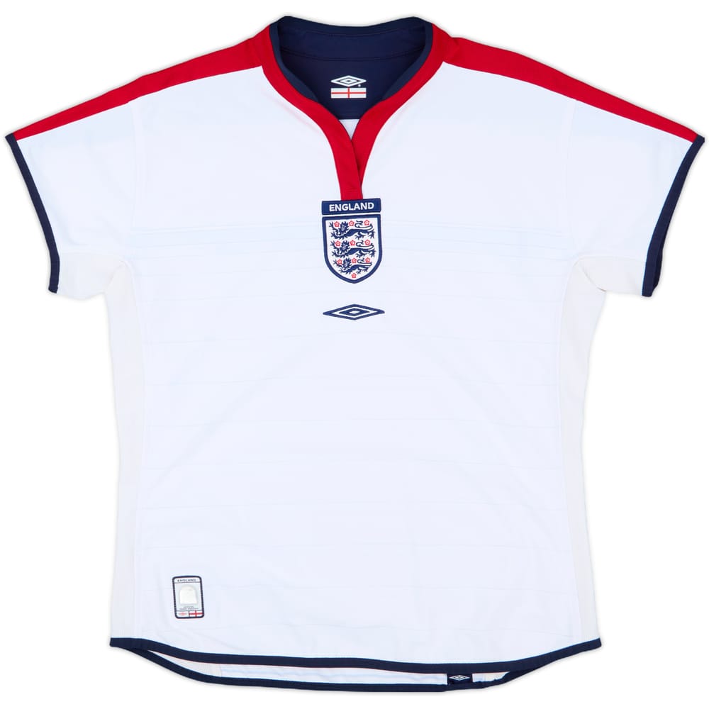 2003-05 England Home Shirt - 8/10 - (Women's M)
