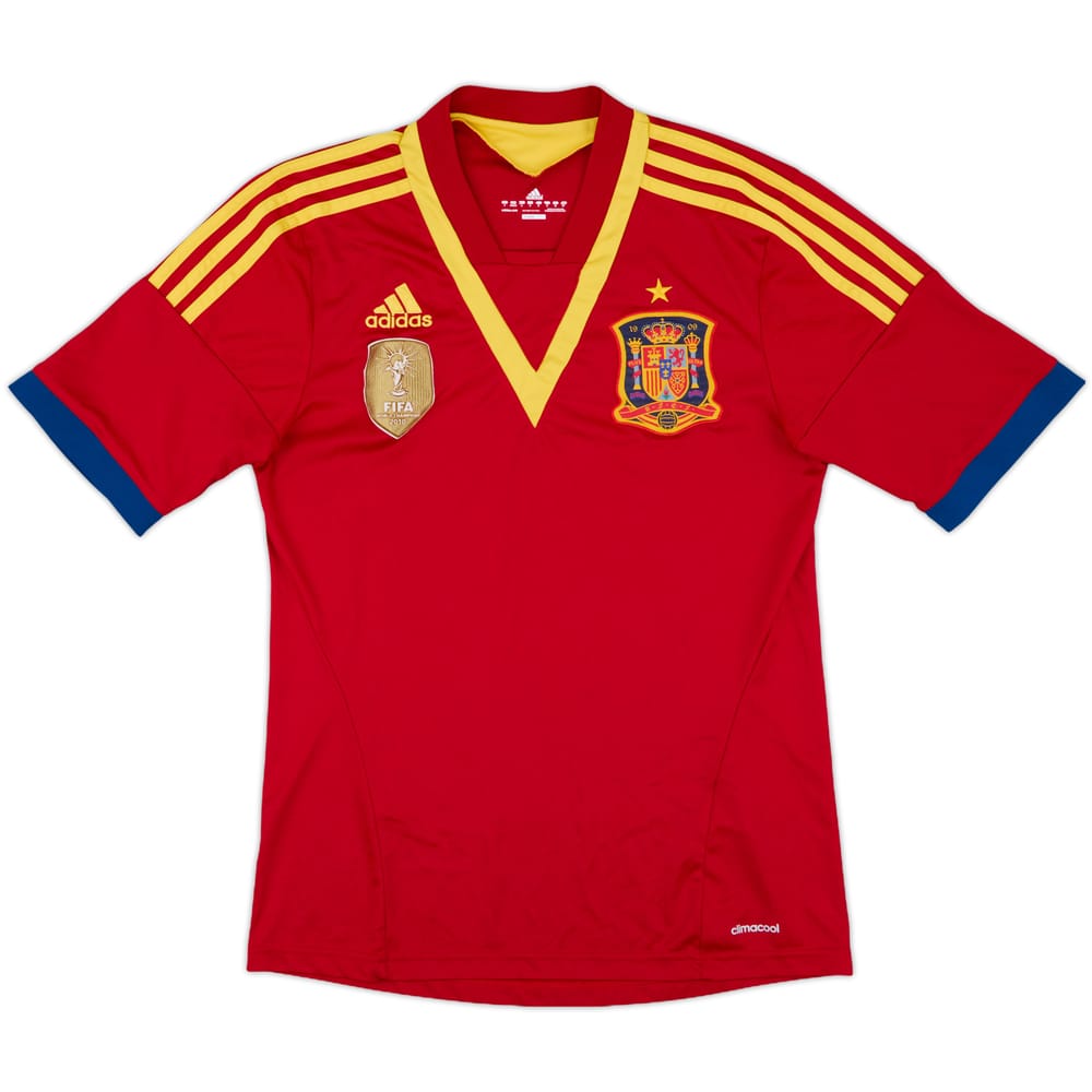 2013 Spain Confederation Cup Home Shirt - 8/10 - (S)