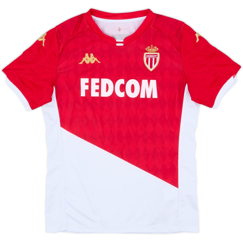 2019-20 Monaco Home Shirt - 6/10 - (M.Boys)