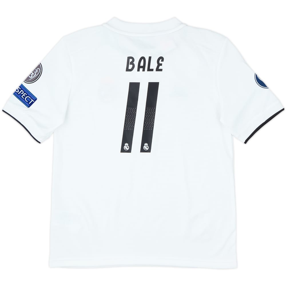 2018-19 Real Madrid Home Shirt Bale #11 - 10/10 - (M.Boys)
