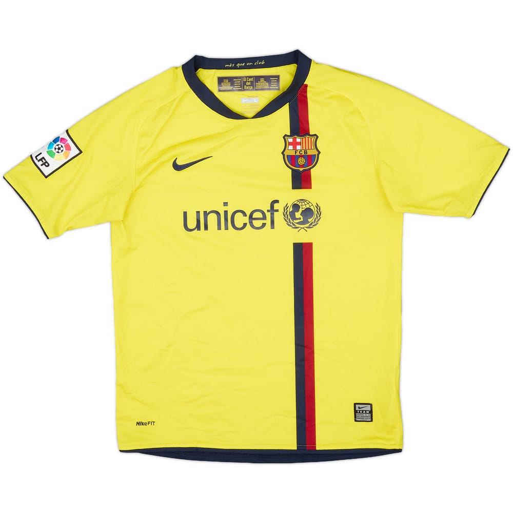 2008-10 Barcelona Away Shirt - 10/10 - (L.Boys)