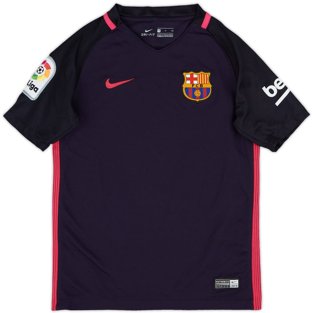 2016-17 Barcelona Away Shirt - 9/10 - (S.Boys)