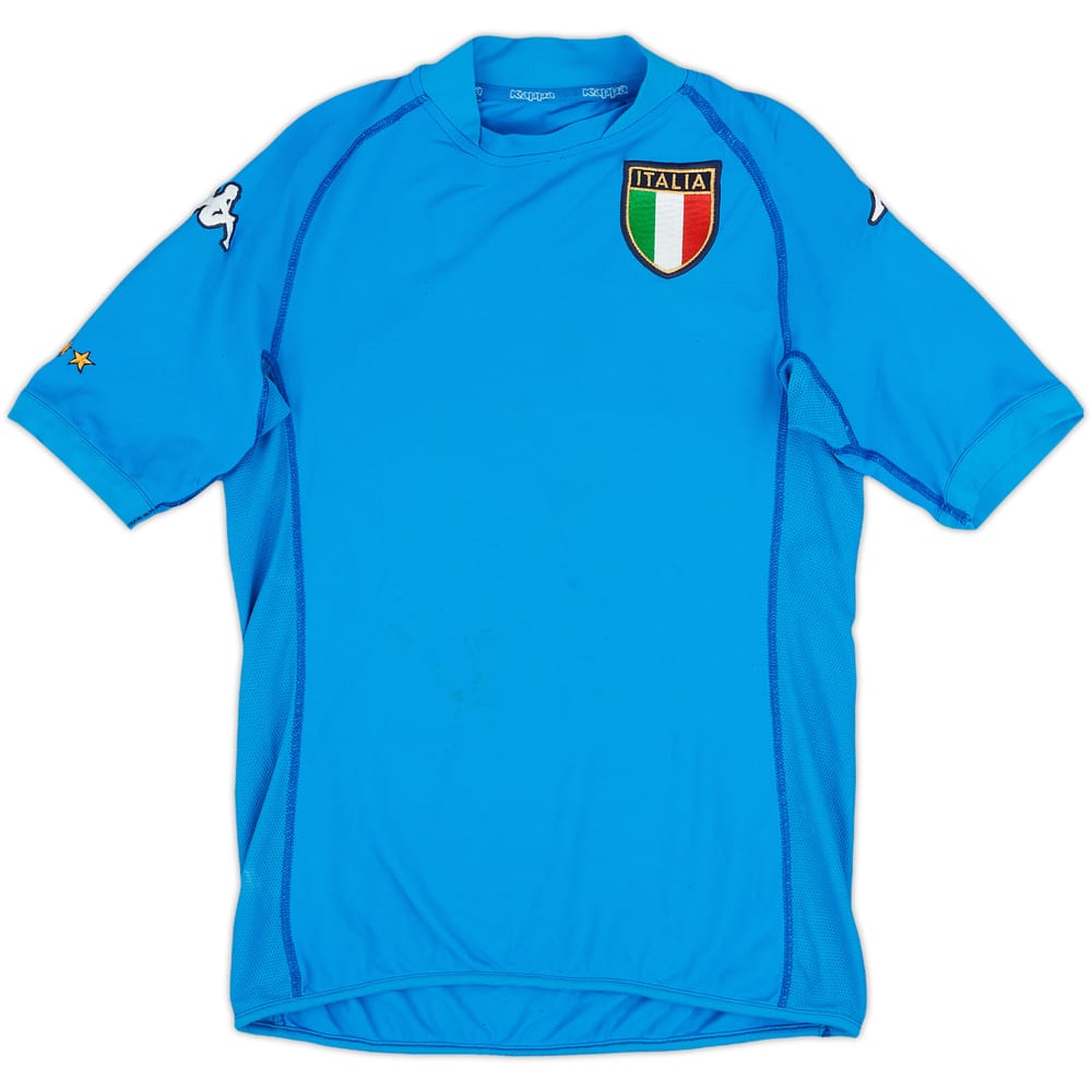 2002 Italy Home Shirt - 8/10 - (XL.Boys)