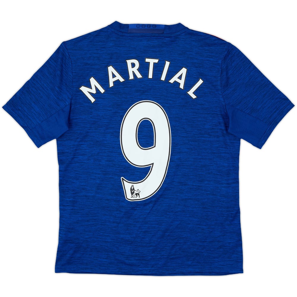 2016-17 Manchester United Away Shirt Martial #9 - 9/10 - (M.Boys)