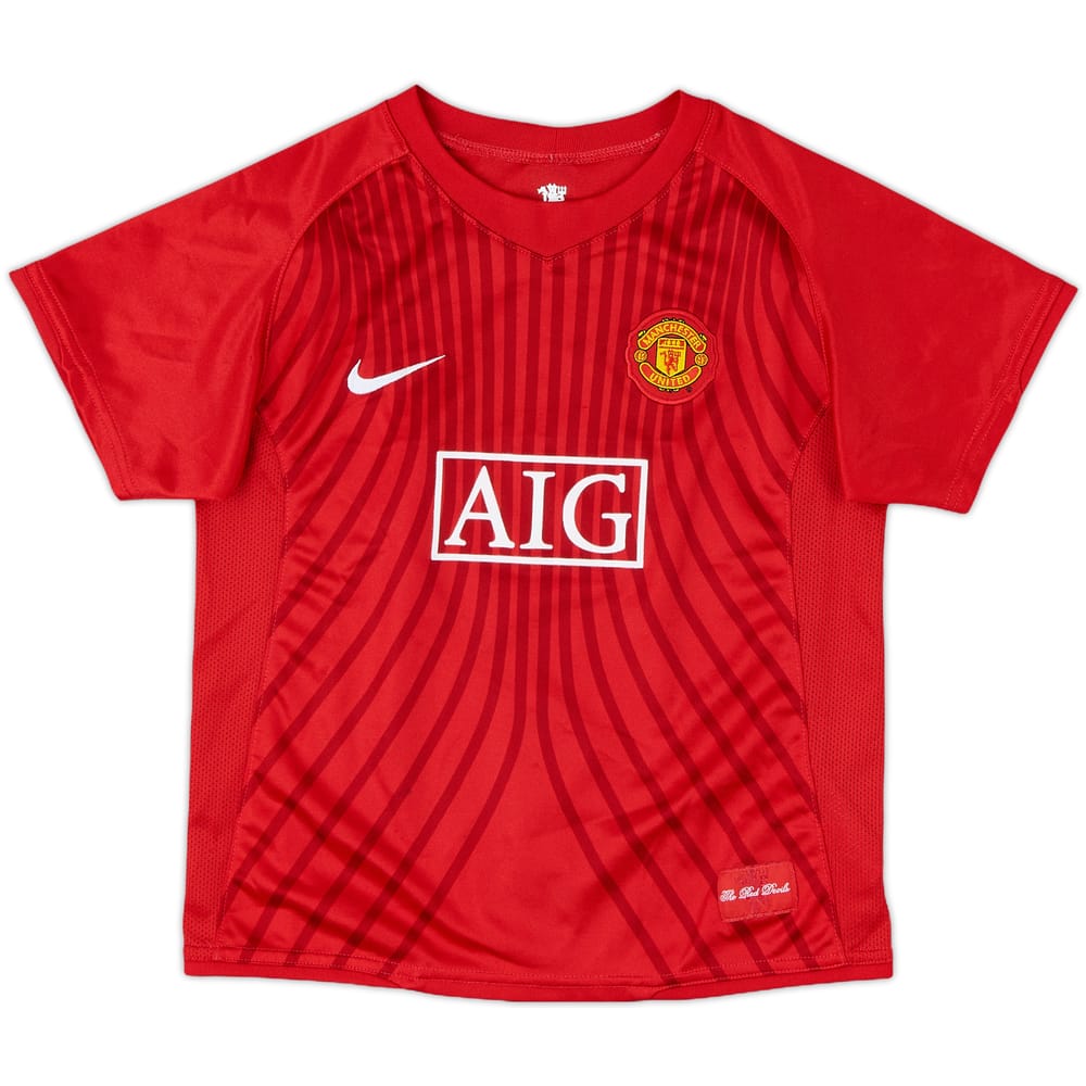 2008-09 Manchester United Home Shirt - 8/10 - (5-6 Years)