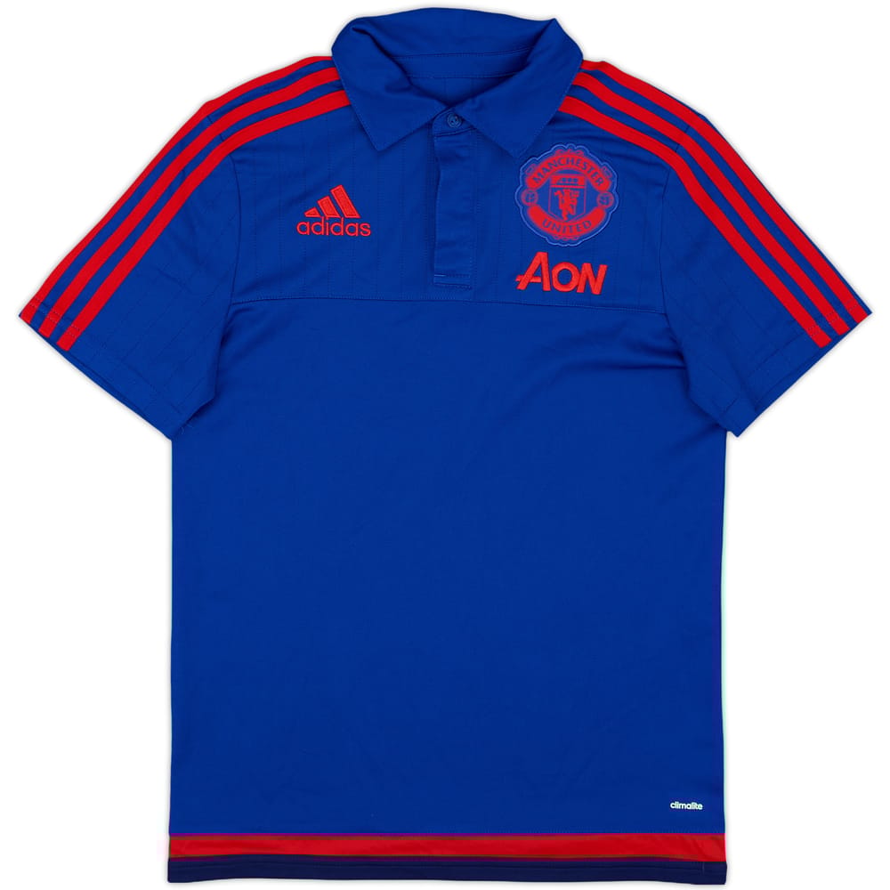 2015-16 Manchester United adidas Polo Shirt - 10/10 - (L.Boys)