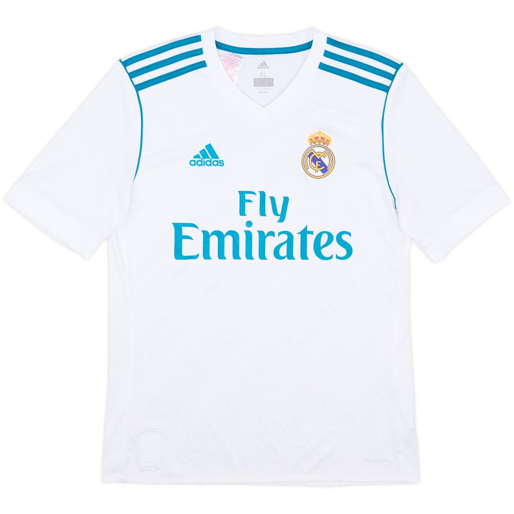 2017-18 Real Madrid Home Shirt - 7/10 - (XL.Boys)