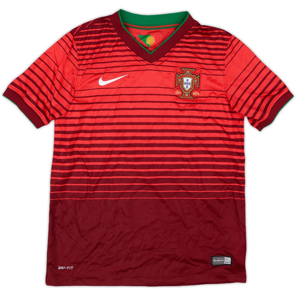 2014-15 Portugal Home Shirt - 8/10 - (M.Boys)