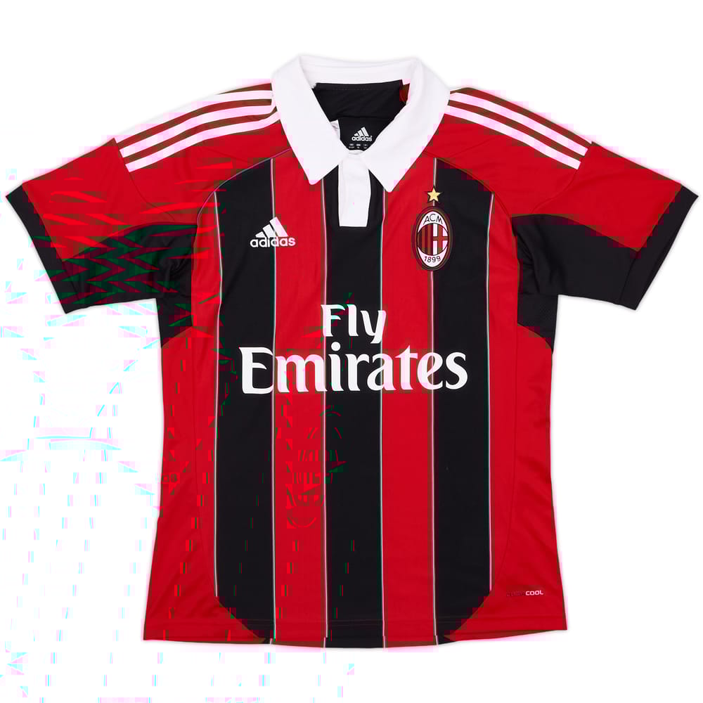 2012-13 AC Milan Home Shirt - 8/10 - (XL.Boys)