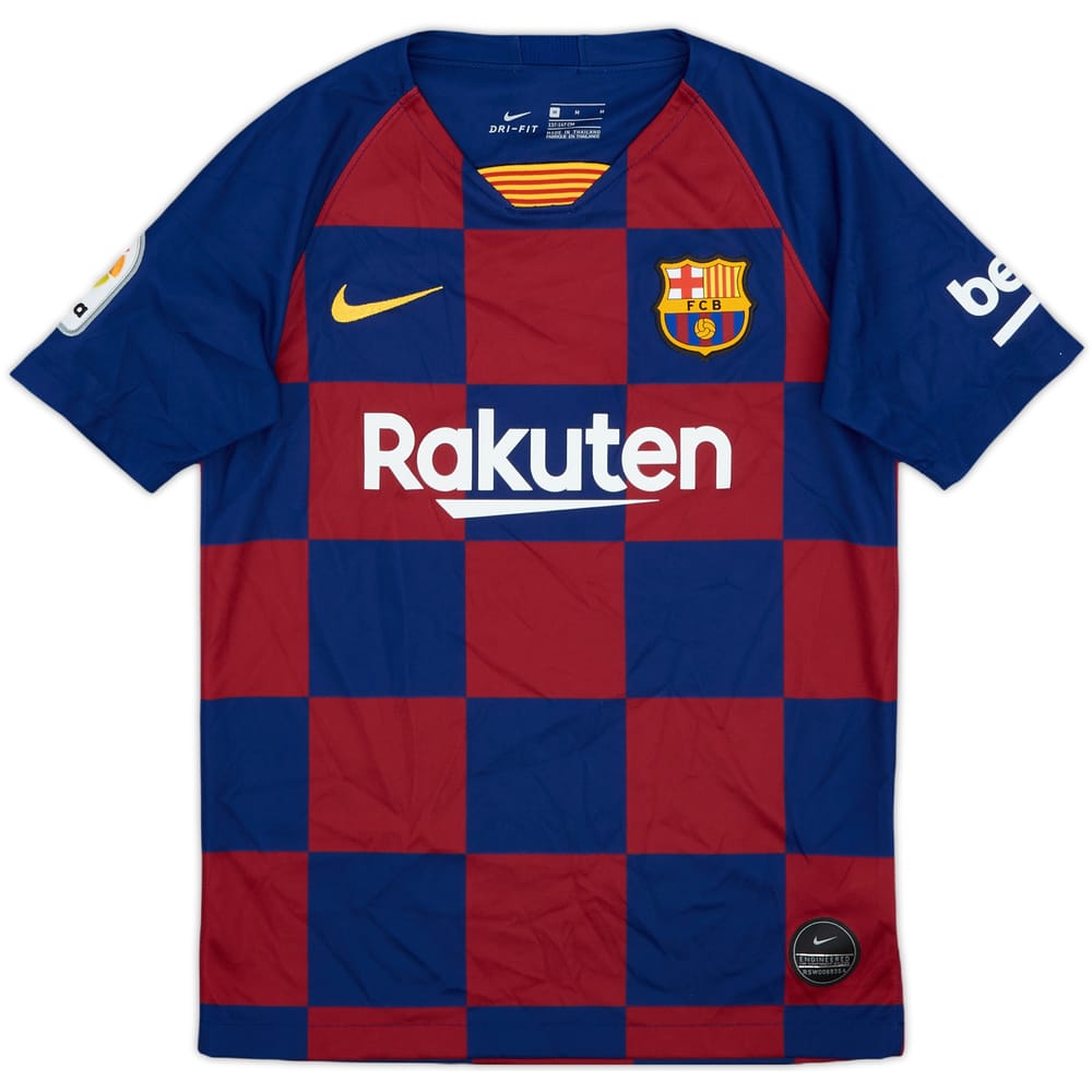 2019-20 Barcelona Home Shirt - 10/10 - (M.Boys)