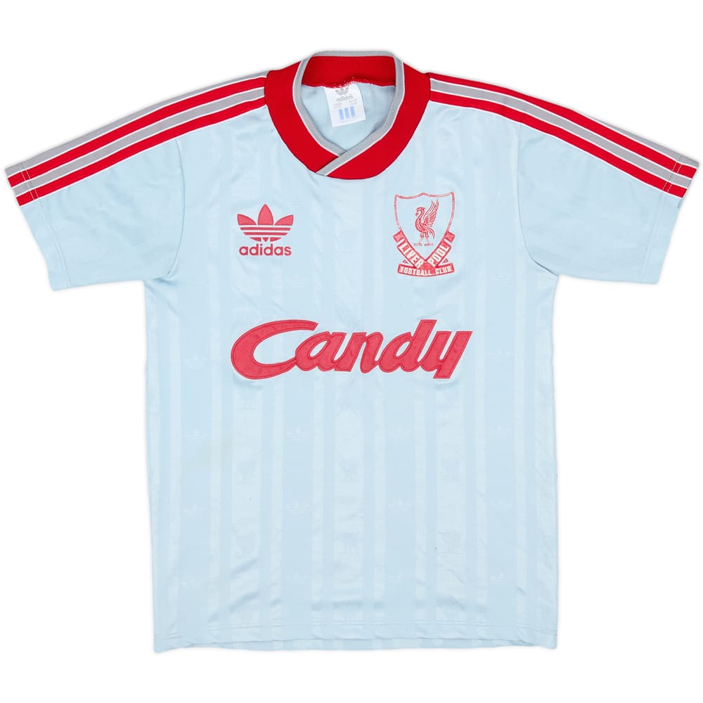 1988-89 Liverpool Away Shirt - 6/10 - (L.Boys)