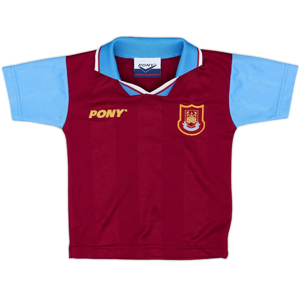 1997-98 West Ham Home Shirt - 8/10 - (2-3 Years)