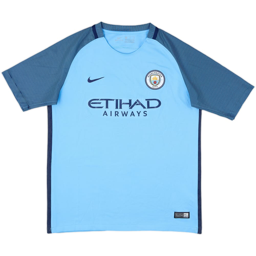 2016-17 Manchester City Home Shirt - 8/10 - (XL.Boys)