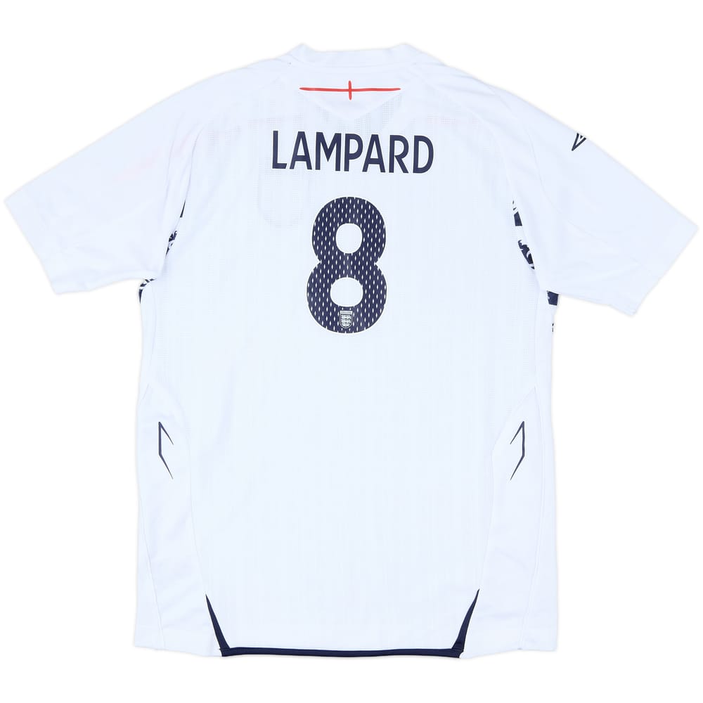 2007-09 England Home Shirt Lampard #8 - 8/10 - (XL.Boys)