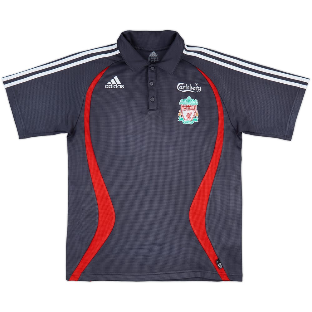 2006-07 Liverpool adidas Polo Shirt - 8/10 - (S)