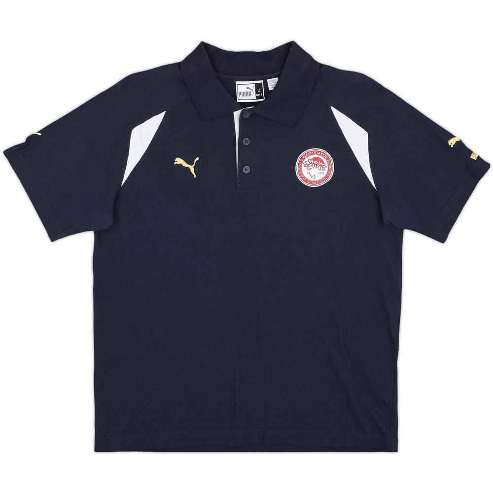 2002-03 Olympiakos Puma Polo Shirt - 9/10 - (L)