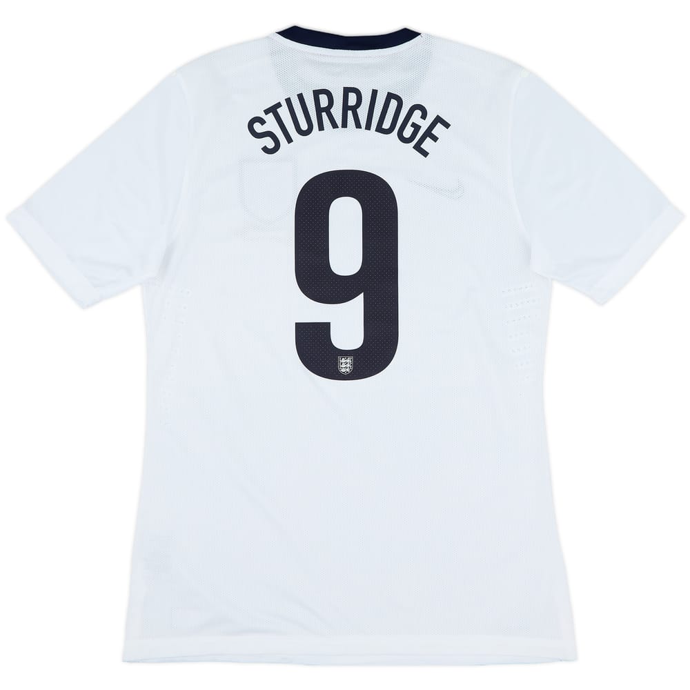 2013 England 150th Anniversary Player Issue Home Shirt Sturridge #9 - 10/10 - (L)