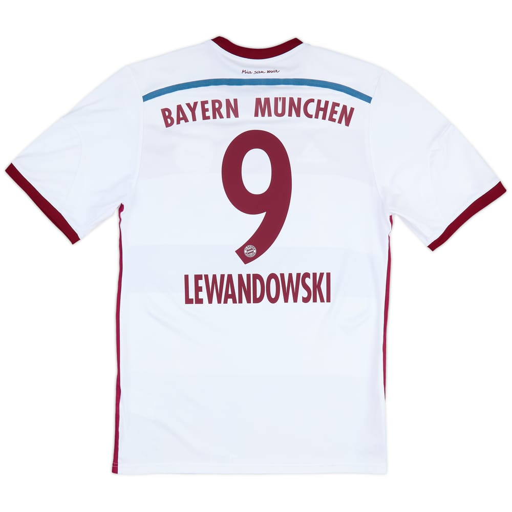 2014-15 Bayern Munich Away Shirt Lewandowski #9 - 6/10 - (M)